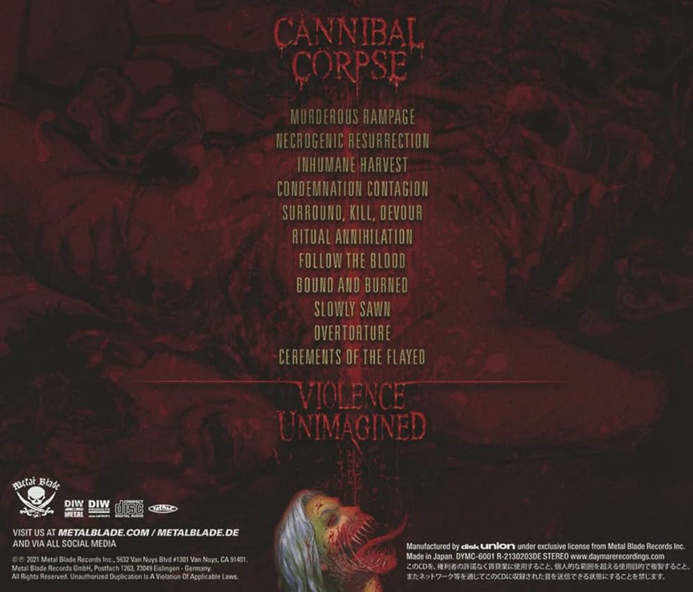 CANNIBAL CORPSE カンニバル・コープス デスメタル Burzum CANNIBAL CORPSE カンニバル・コープス デスメタル Burzum